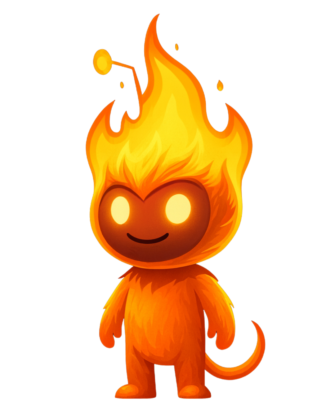 Reddit Mascot on Fire